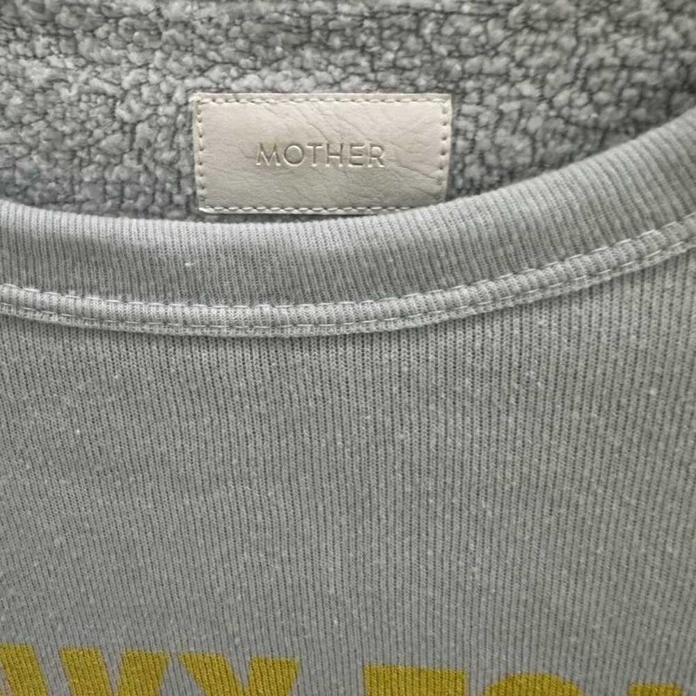 Mother - The Hugger Sweatshirt in Baby Blue Honky Tonk Cinderella size S - Picture 7 of 9